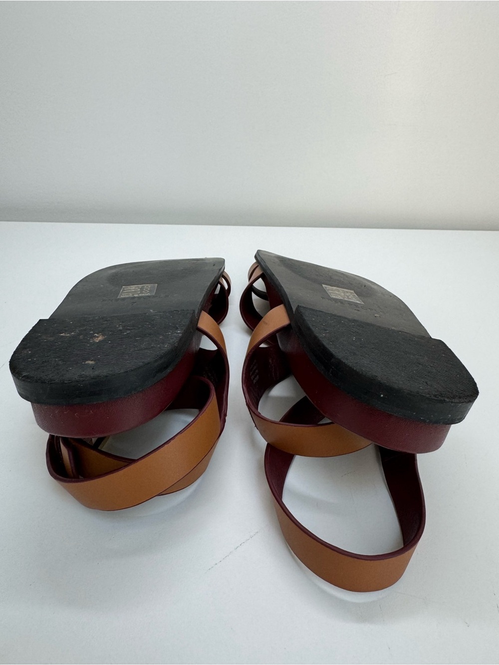 Free People Anya Criss Cross Footbed Sandals Women’s Size 7 Boho Summer Festival - Picture 11 of 14